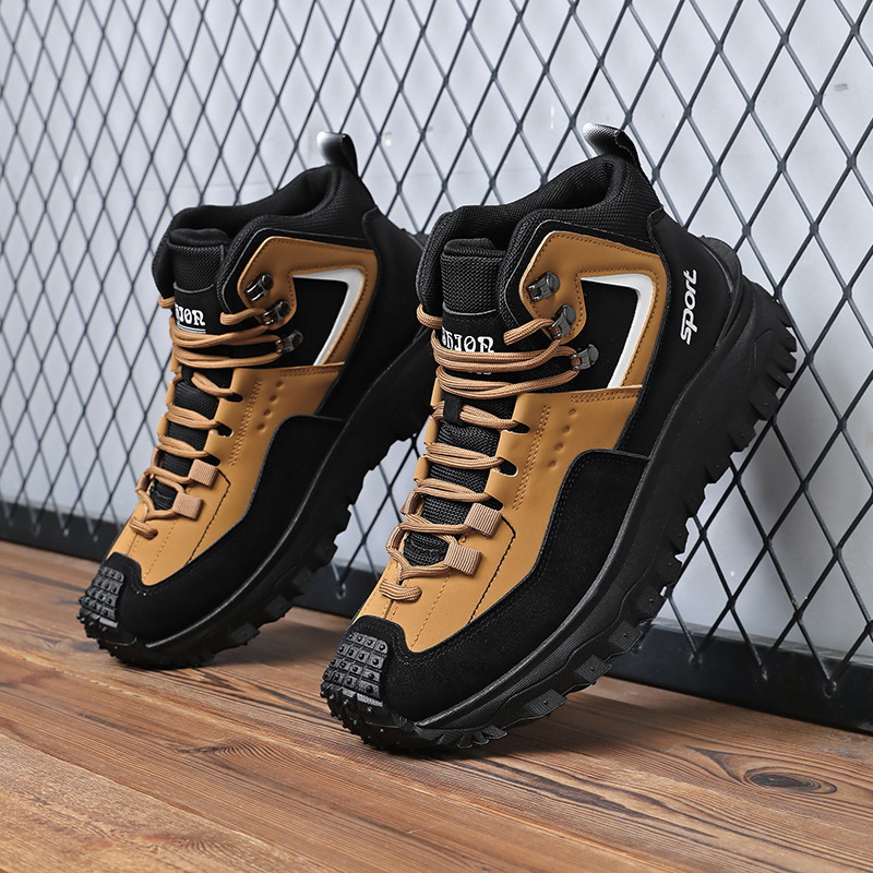 Men'S Shoes Hiking - メンズ ワイド幅 ハイキングシューズ 滑り止め 耐久性 アウトドア