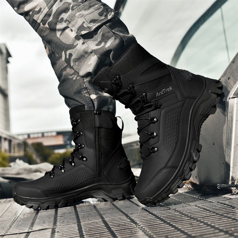 Men'S Shoes Hiking - 2025 新しい戦術ブーツ男性ブーツ特殊部隊砂漠男性ブーツ屋外ハイキングブーツアンクルシューズ男性戦術ブーツ