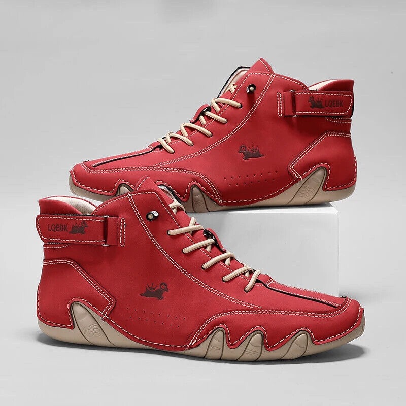 Men'S Shoes Daily Use - 革カジュアルシューズスニーカー男性用ファッションアウトドアウォーキングローファーシューズ快適な履物高級男のブーツ 2026 新作