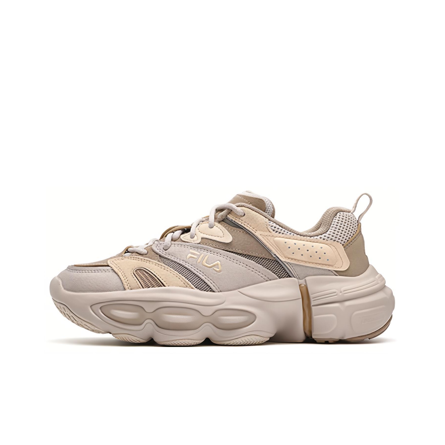 Men'S Shoes Variety - FILA ET バラエティテキスタイル、合成皮革、スプリットカウレザー 多用途クッション ローカット カジュアルシューズ