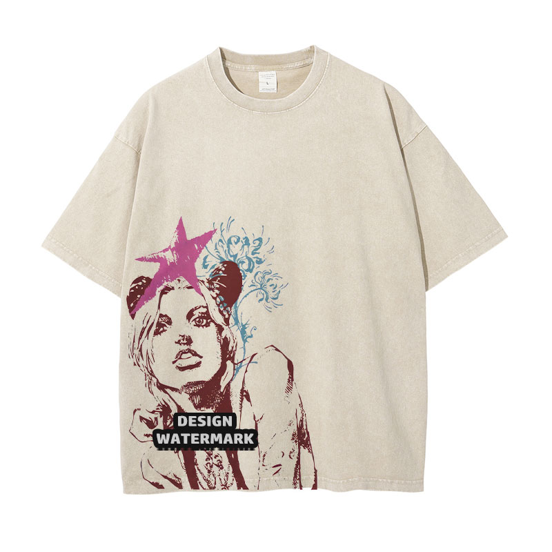 Men'S Shoes Xl - アニメ空条徐倫Tシャツ ジョジョの奇妙な冒険 ストーンオーシャン ヴィンテージウォッシュ加工Tシャツ DTGプリント オーバーサイズ