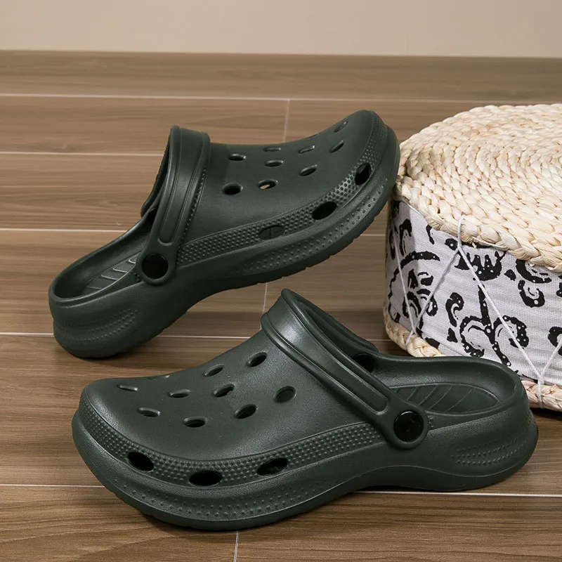 Men'S Shoes Crocs - ユニセックスガーデンクロッグ 軽量滑り止めビーチサンダル 快適防水スリッポンシューズ カジュアルフットウェア