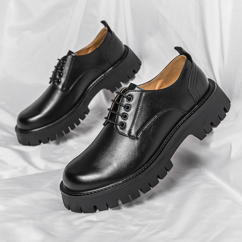 Men Shoes Louboutin - 若い男性のための大きな革の靴ひも,フォーマルな結婚式の靴,厚いソール,白い色