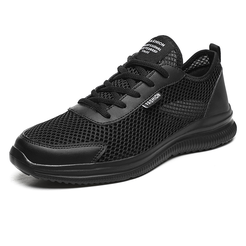 Men Shoes Trainers - メンズレースアップカジュアルメッシュシューズ、通気性スニーカー、軽量靴、スポーツトレーニング、夏