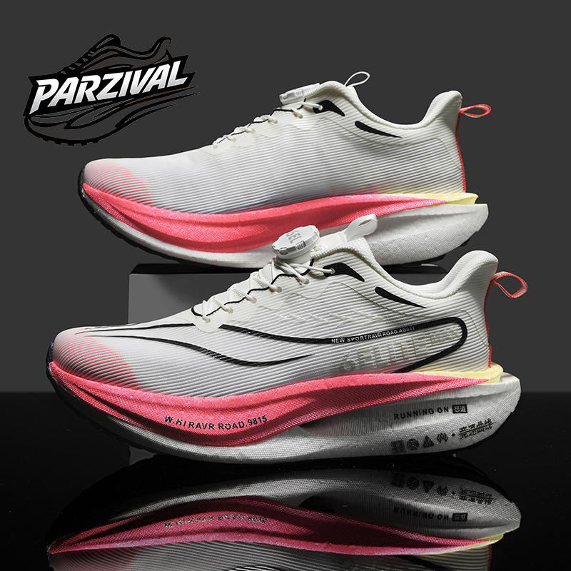 Men Shoes Trainers - 男性カーボンプレートランニングシューズ通気性アスレチックスニーカー衝撃吸収トレーナー屋外マラソンジョギング女性テニスシューズ