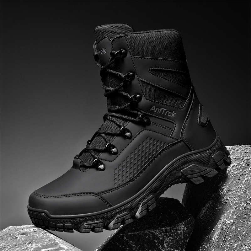 2025 新しい戦術ブーツ男性ブーツ特殊部隊砂漠男性ブーツ屋 - Men'S Shoes Hiking のレビューと価格
