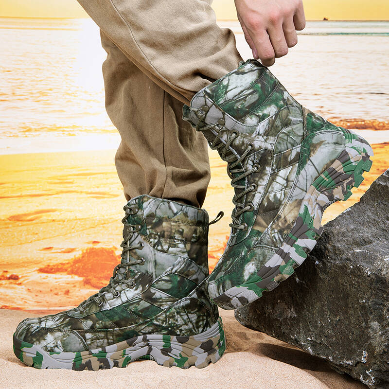 アウトドアブーツ男性用さまざまな地形でのハイキングブーツ防水 - Men'S Shoes Hiking のレビューと価格