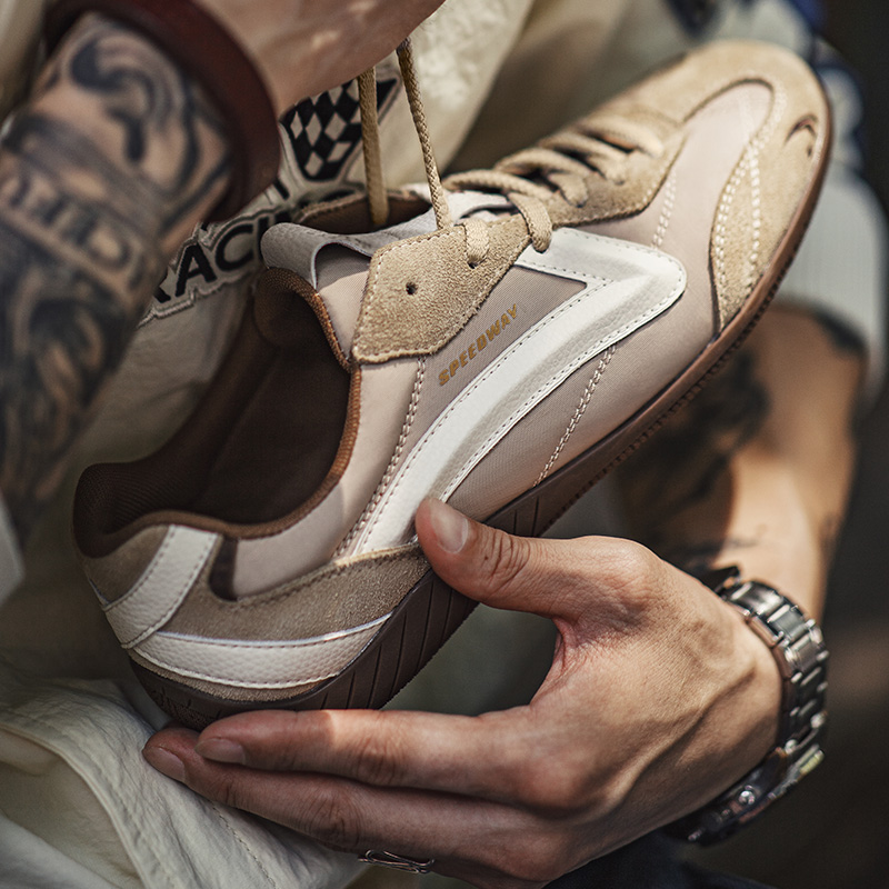 マデン ヴィンテージ パッチワーク レーシングシューズ ユニ - Men Shoes Trainers のレビューと価格