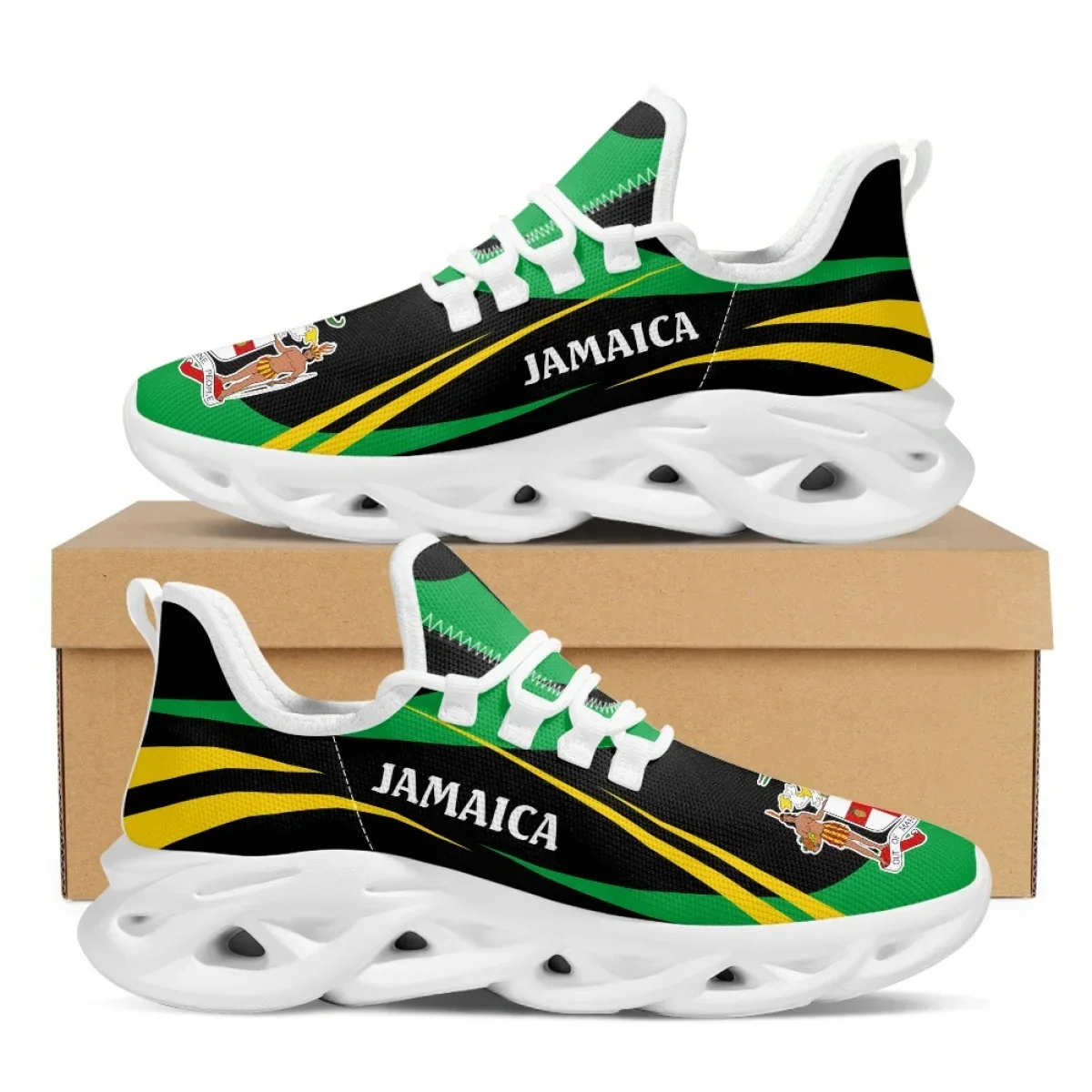 ジャマイカ国旗プリントシューズメンズスニーカー 2022 ブ - Men Shoes Trainers のレビューと価格
