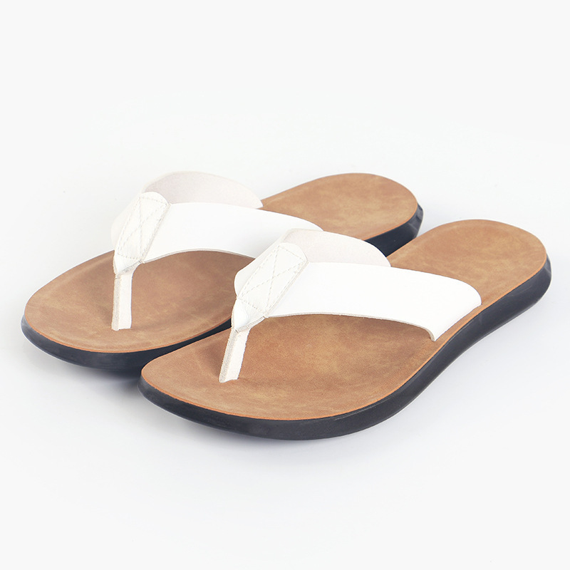 38-47 新しいイタリアンレザービーチサンダル男性用カジュ - Men'S Shoes Daily Use のレビューと価格