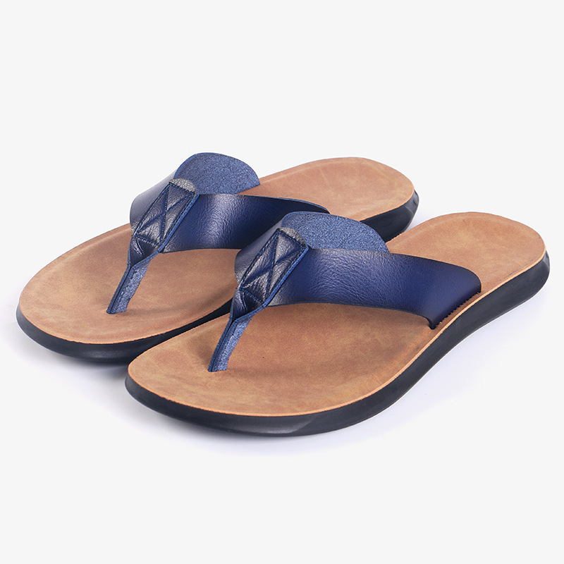 38-47 新しいイタリアンレザービーチサンダル男性用カジュ - Men'S Shoes Daily Use のレビューと価格
