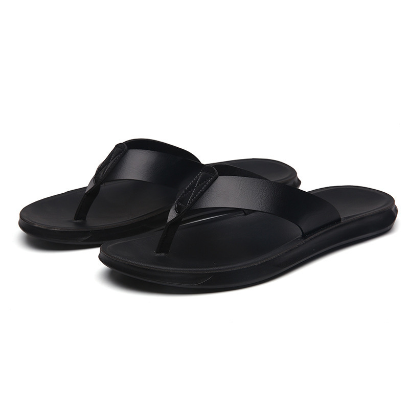 38-47 新しいイタリアンレザービーチサンダル男性用カジュ - Men'S Shoes Daily Use のレビューと価格