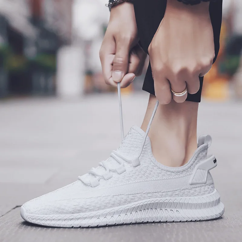 メンズ織り靴 2025年新作ブランド 通気性スポーツシューズ - Men Shoes Trainers のレビューと価格