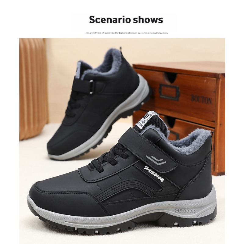 2026 スノーブーツ男性用カジュアル冬靴プラットフォームノ - Men'S Shoes Daily Use のレビューと価格