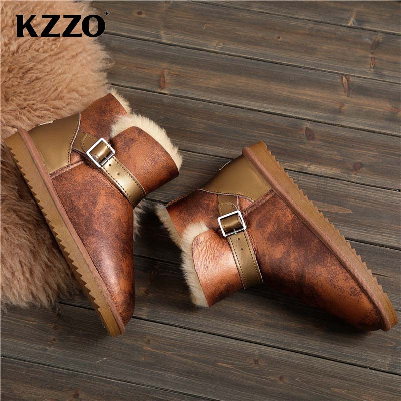 KZZO 2025 新しいメンズカジュアル本物のシープスキン - Men Shoes Online のレビューと価格