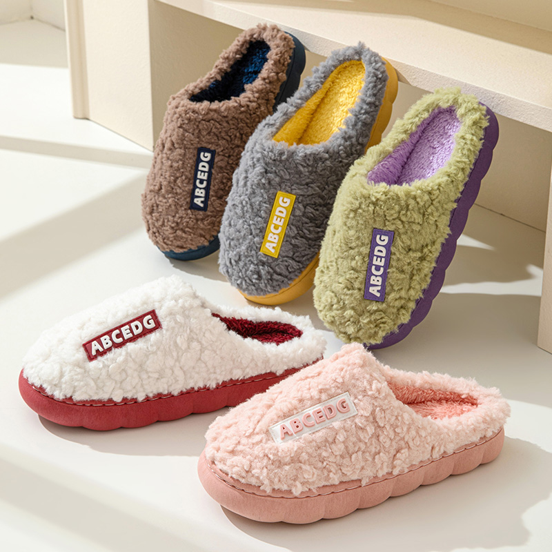トレンド冬用カップル室内用滑り止め付きメンズ・レディース兼用 - Men'S Shoes To Women'S のレビューと価格
