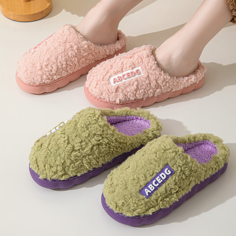 トレンド冬用カップル室内用滑り止め付きメンズ・レディース兼用 - Men'S Shoes To Women'S のレビューと価格