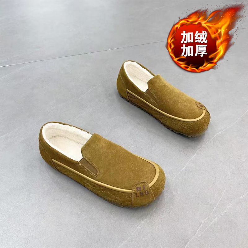 トレンディなワンタッチフリース裏地付きカジュアルウィンターブ - Men Shoes Online のレビューと価格