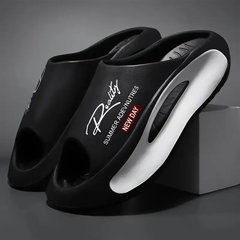 ユニセックスカジュアル四季スリッパサンダル女性快適なホームス - Men'S Shoes To Women'S のレビューと価格