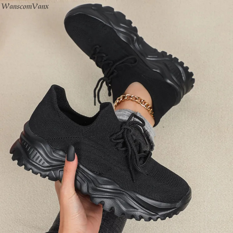 ファッションチャンキープラットフォームスニーカー、男女兼用、 - Men Shoes Trainers のレビューと価格