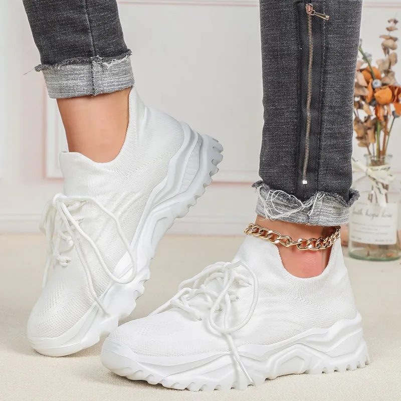 ファッションチャンキープラットフォームスニーカー、男女兼用、 - Men Shoes Trainers のレビューと価格