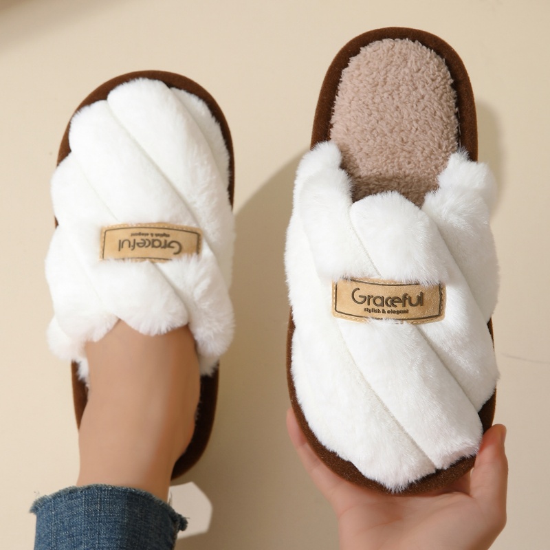 2026年冬用暖かいプラッシュ素材の女性用ソフトスリッパ、男 - Men'S Shoes To Women'S のレビューと価格