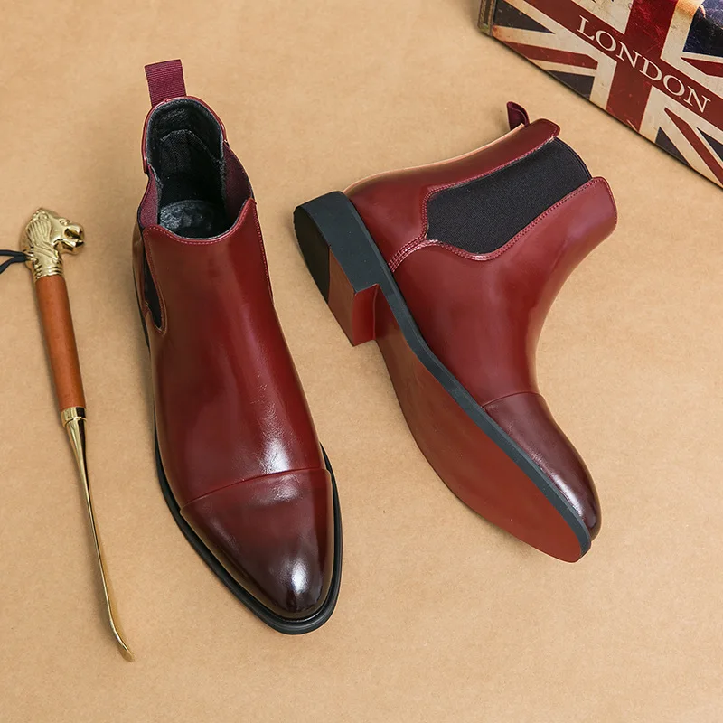 メンズブーツ高級ブランドレザーブーツファッションハイトップチ - Men Shoes Louboutin のレビューと価格