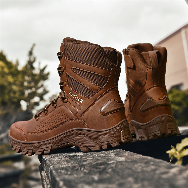 メンズワイルドトレーニングブーツ四季対応ハイカット滑り止め防 - Men'S Shoes Hiking のレビューと価格