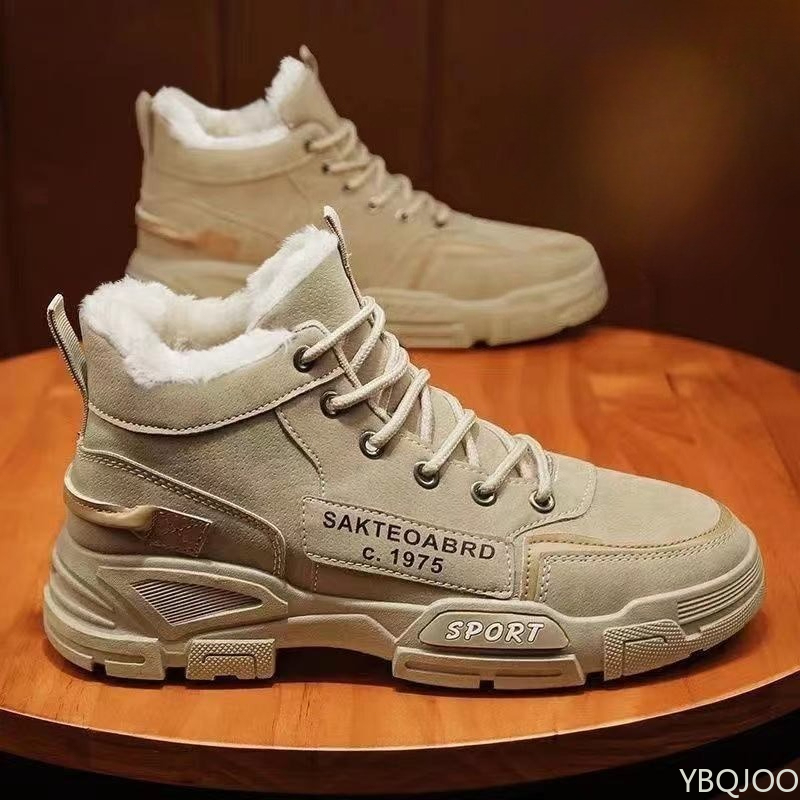 ファッショナブルで多用途なワークウェア、ハイカットメンズシュ - Men'S Shoes Daily Use のレビューと価格