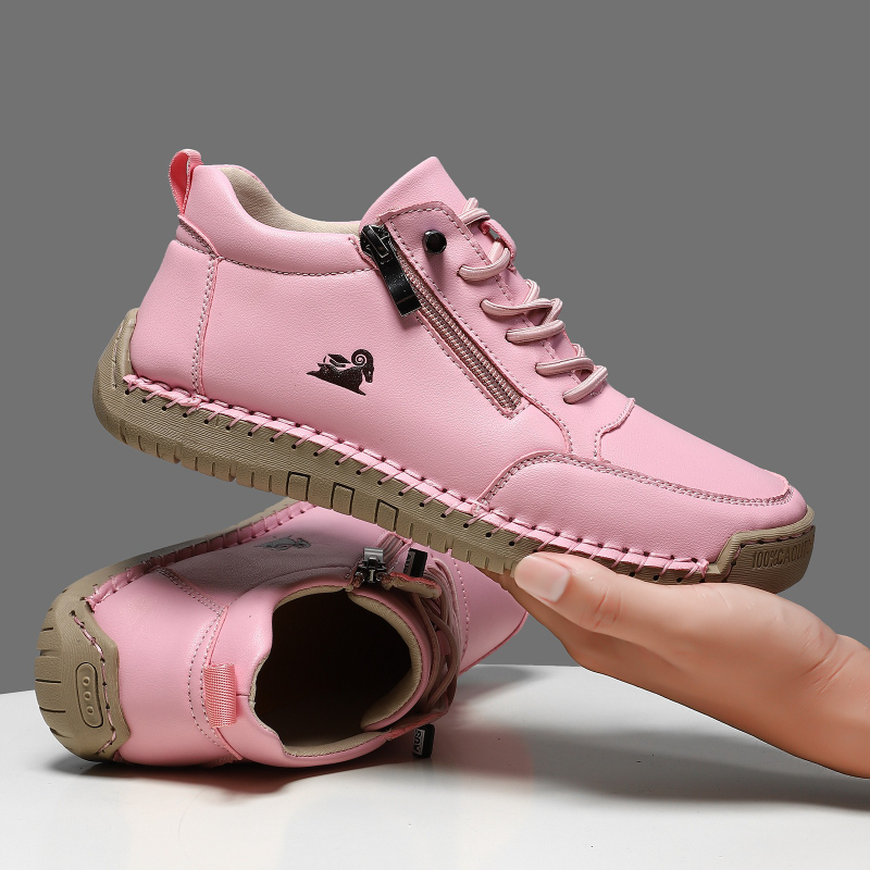 女性用スニーカー手作りレザーカジュアルシューズアウトドアソフ - Men'S Shoes Daily Use のレビューと価格